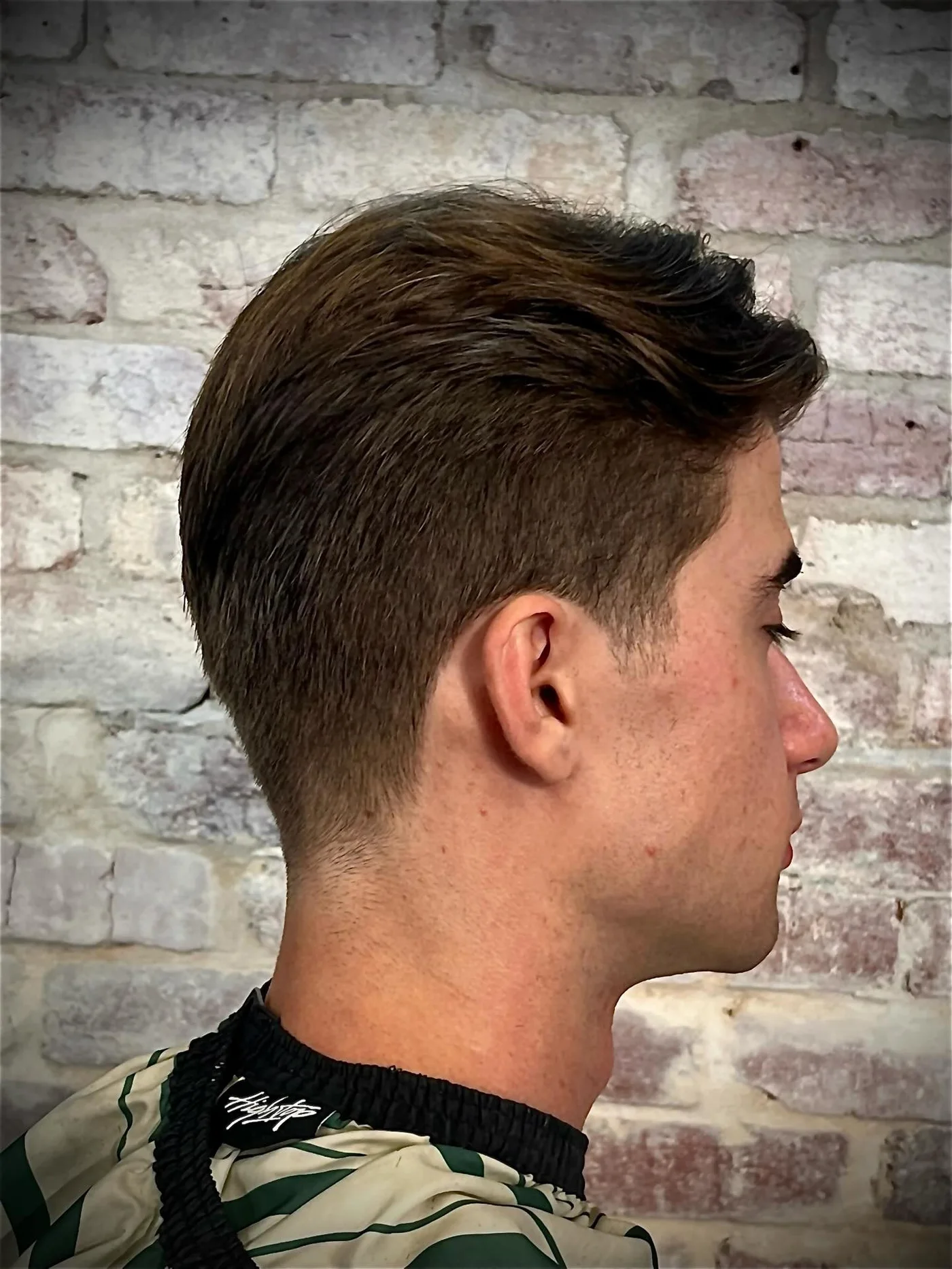 A tapered cut finished at The Two Georges, Fremantle